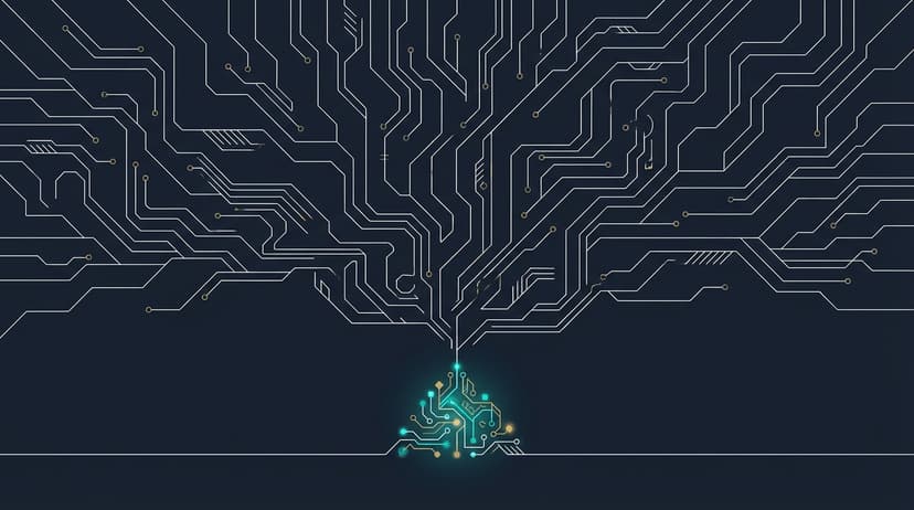 The deployment overhang — a vast network of capability sits dormant while only a small fraction is illuminated and active.